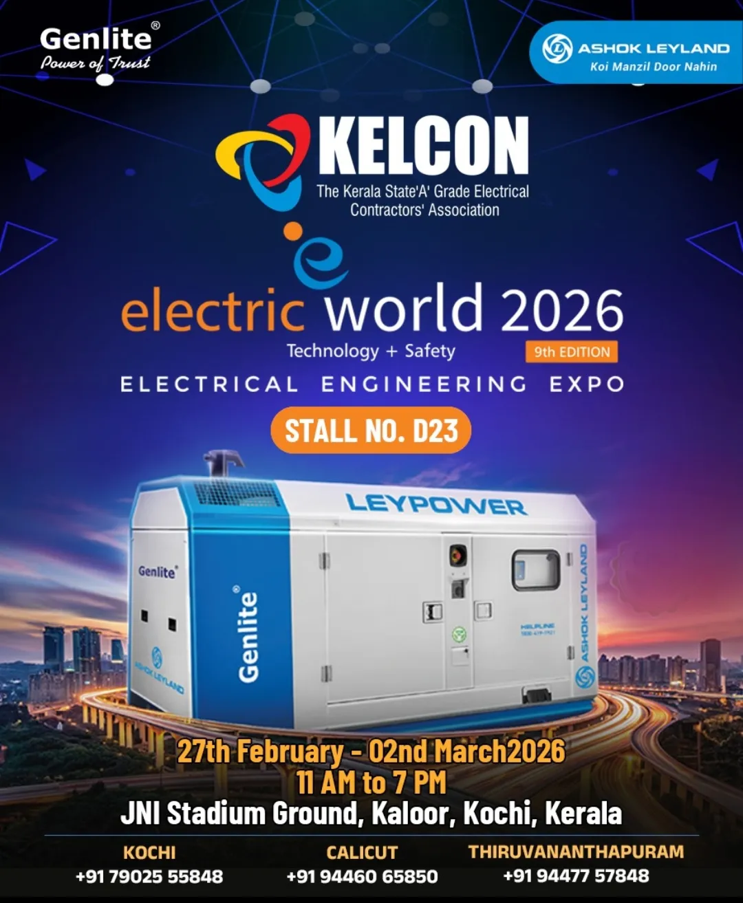 We cordially invite all respected delegates to visit our stall No. D23.